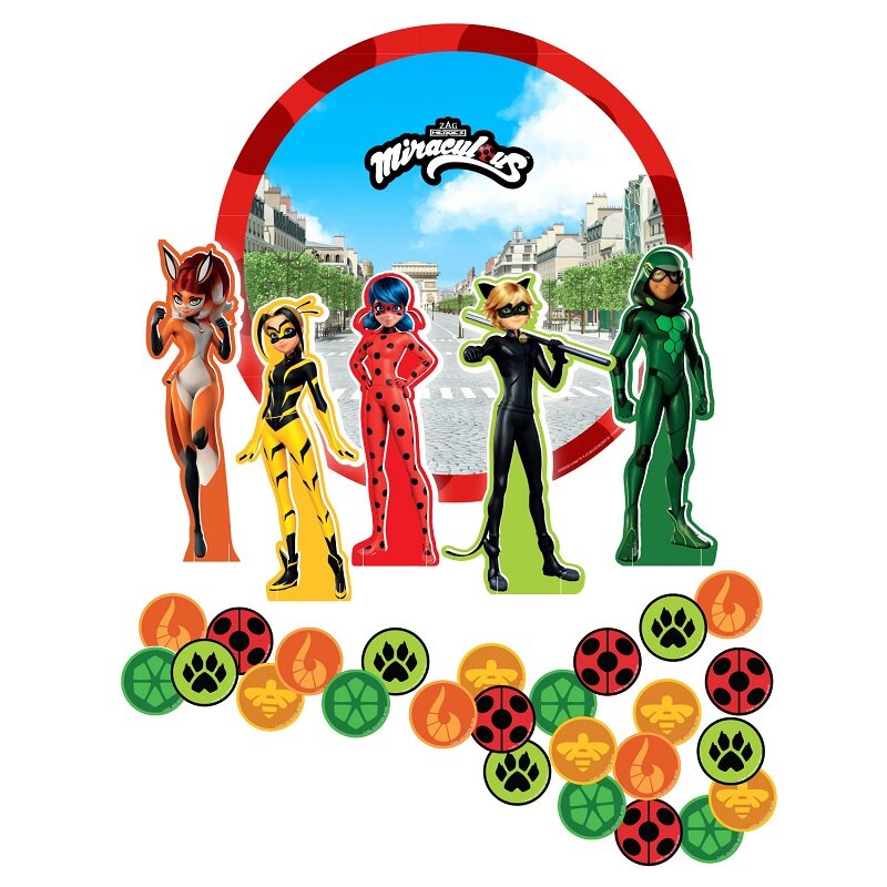 Miraculous Ladybug - Borddekorasjoner 6 stk.
