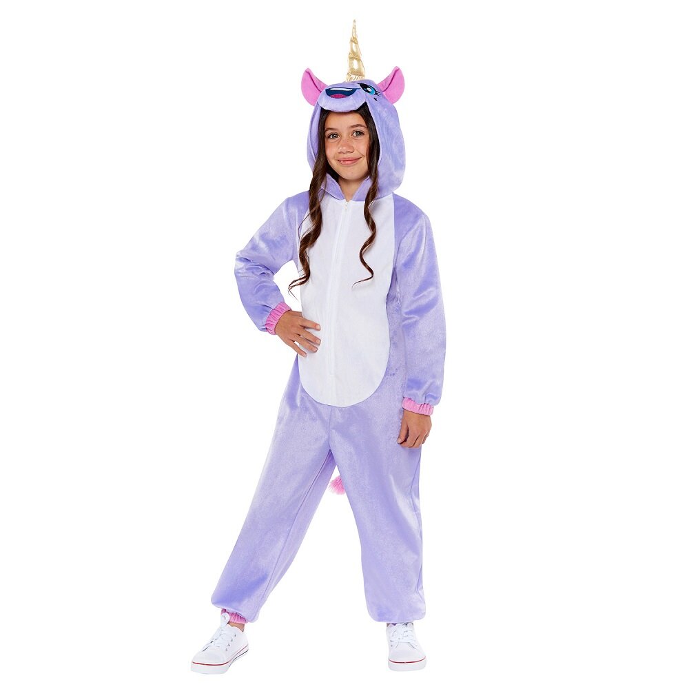 Enhjørning Onepiece Kostyme Barn 4-6 år (104-116 cm)