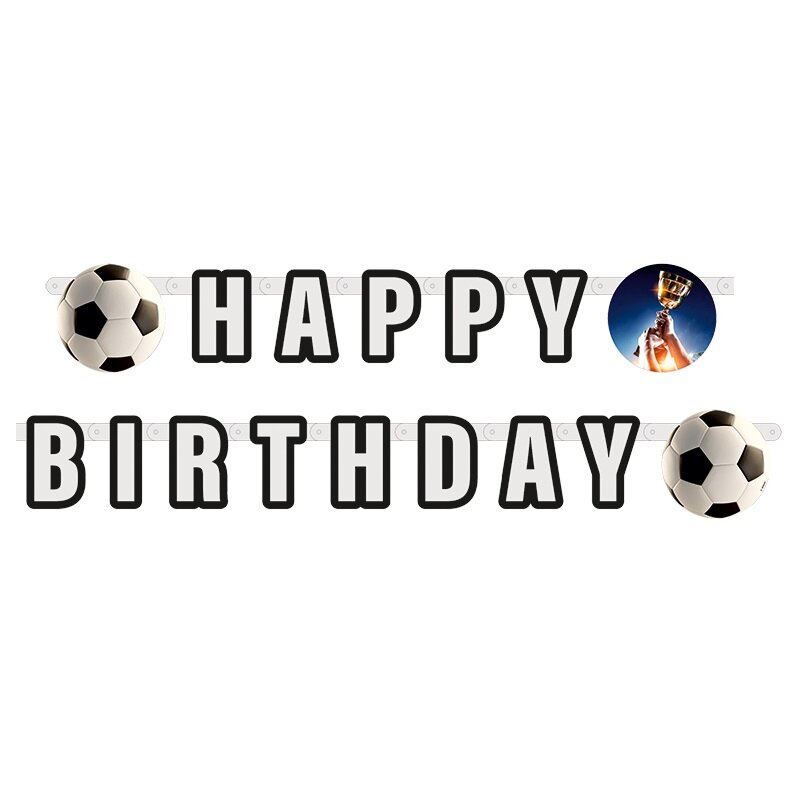 Kick it! Fotball - Girlander Happy Birthday 180 cm