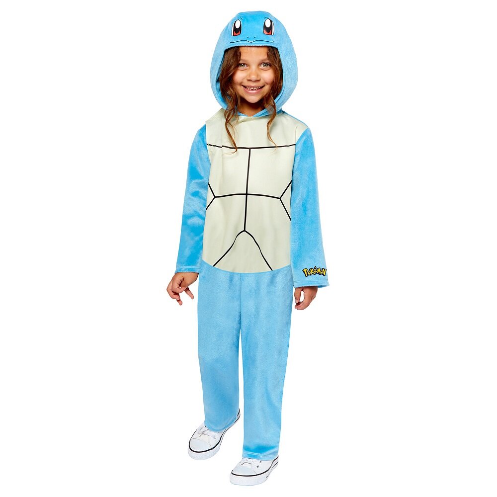 Pokémon Squirtle Jumpsuit Kostyme Barn 4-6 år (104-116 cm)