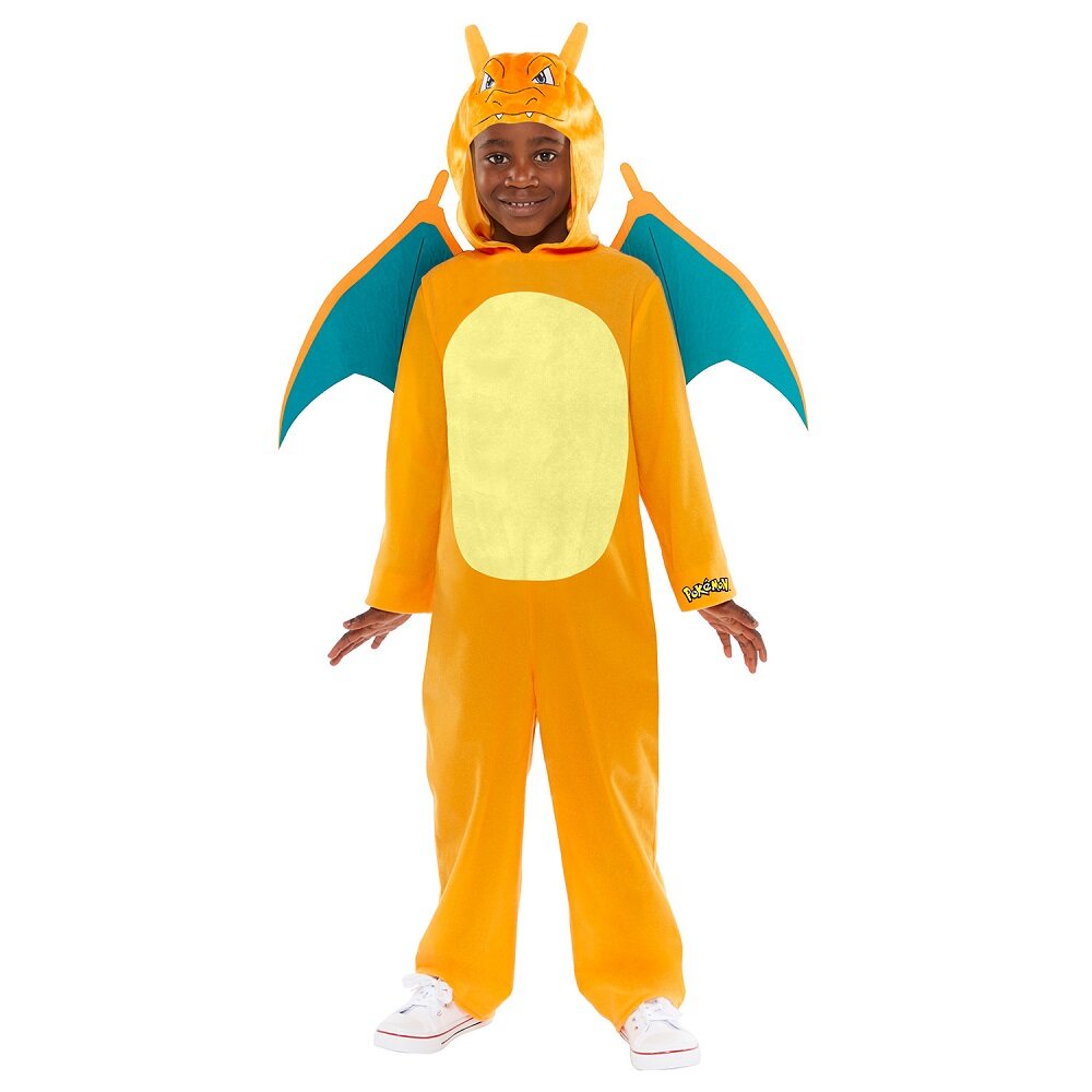 Pokémon Charizard Jumpsuit Kostyme Barn 10-12 år (134-146 cm)