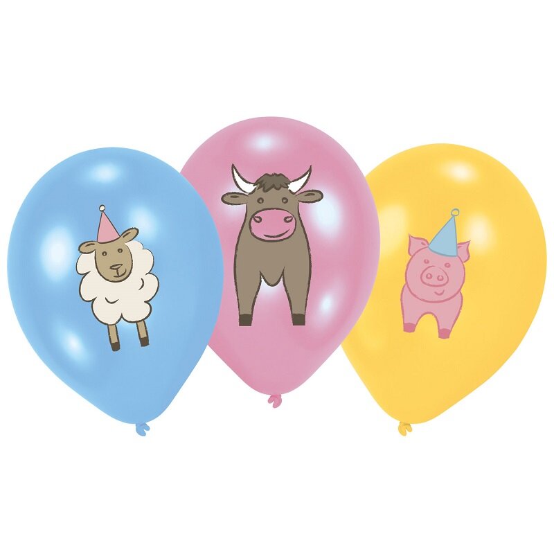 Bondgård - Ballonger 6 stk.