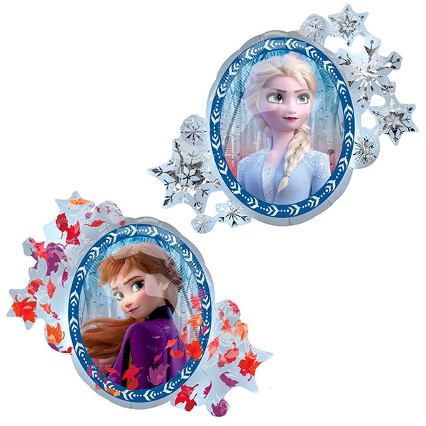 Frost 2 - Folieballong Elsa og Anna 76 cm