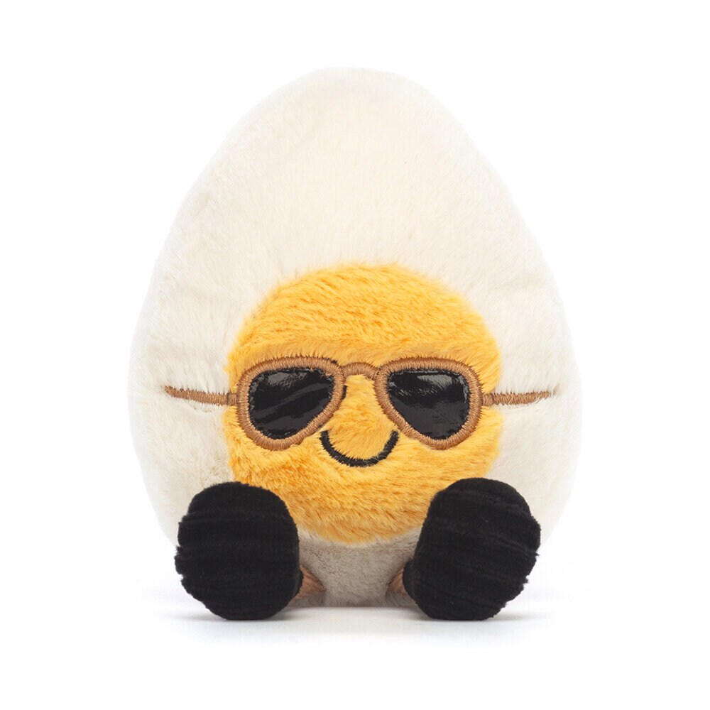 Jellycat - Lite kokt egg med solbriller 14 cm