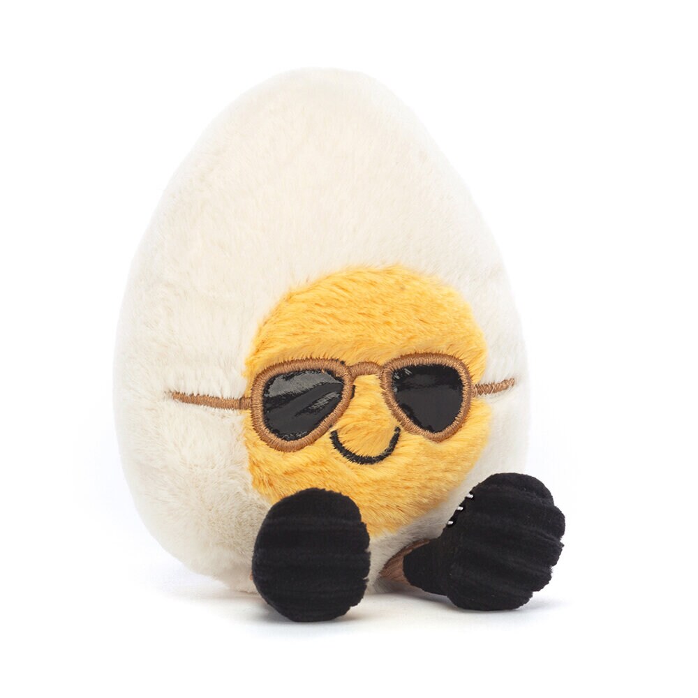 Jellycat - Lite kokt egg med solbriller 14 cm