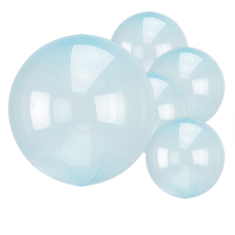 Clearz Crystal, Lyseblå ballong 1 stk.