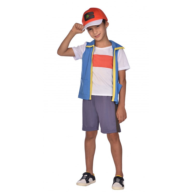 Pokémon Ash Kostyme Barn 4-10 år