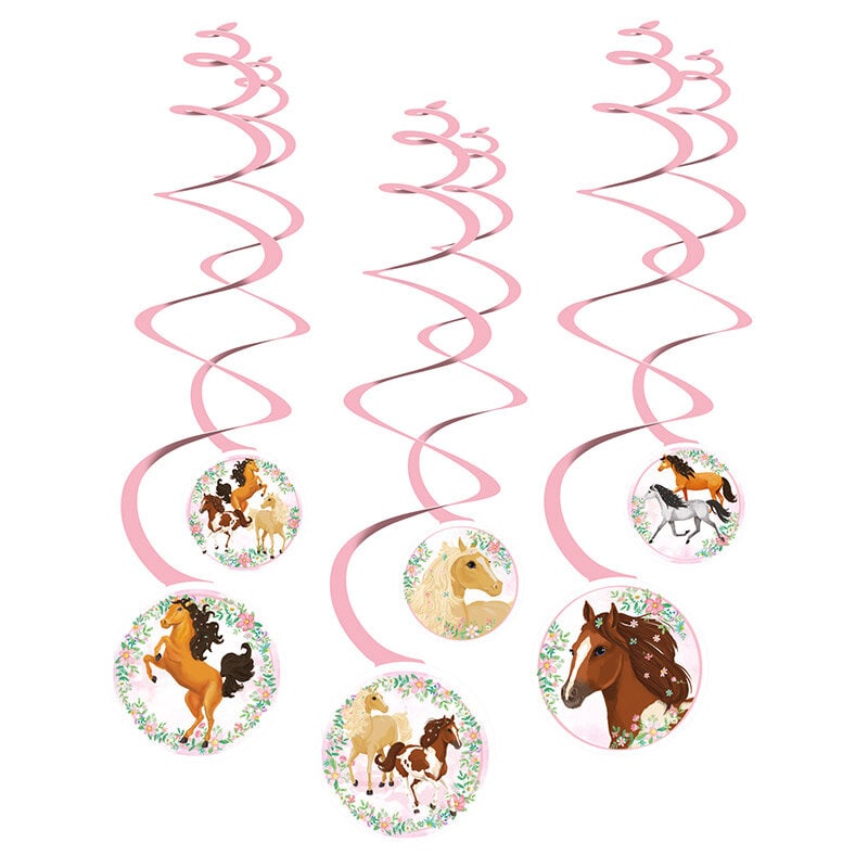 Beautiful Horses - Hengende Swirl Dekorasjoner