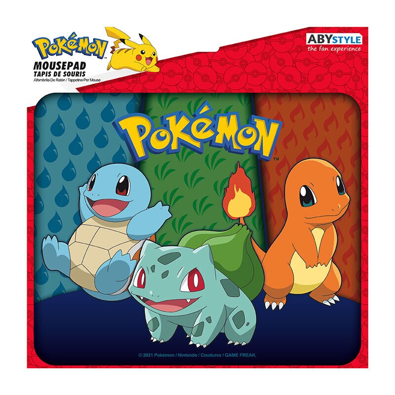 Pokémon - Musematte Starters Kanto 19 x 23 cm