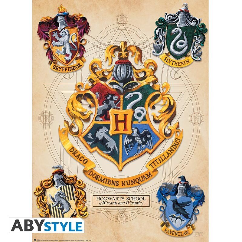 Harry Potter - Plakater Crest & Marauder's Map 2 stk.