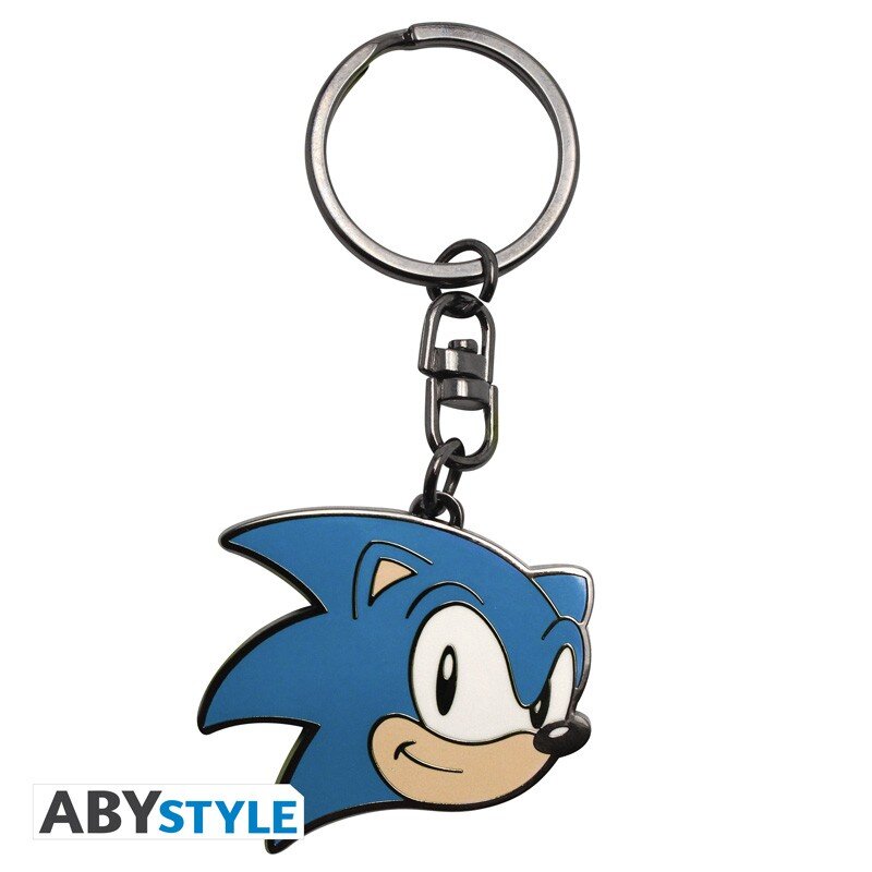Sonic the Hedgehog, Nøkkelring Sonic Head Metall 5 cm