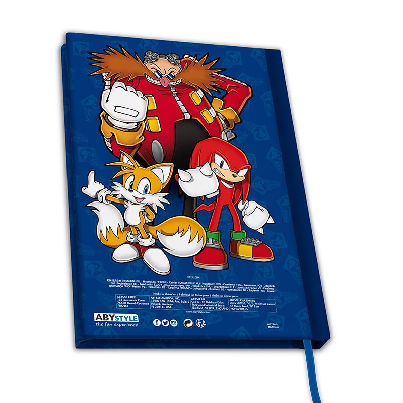 Sonic the Hedgehog - Notatbok A5 Sonic