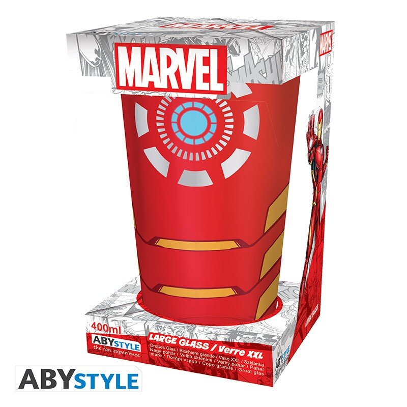 Marvel Avengers - Drikkeglass Iron Man 40 cl