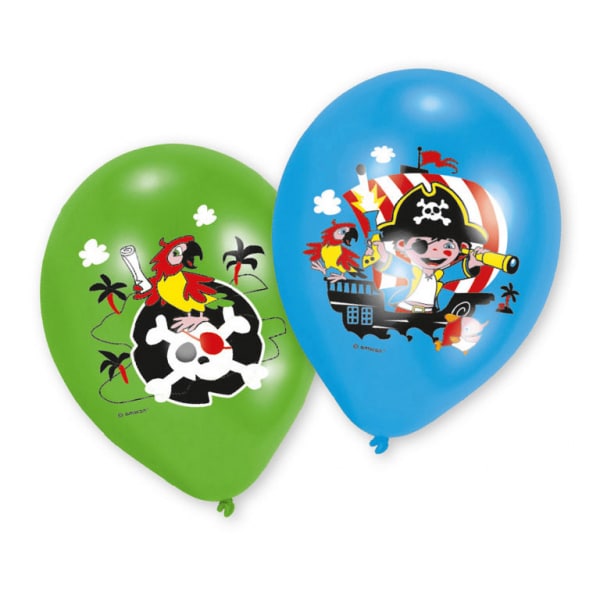 Kids Pirate - Ballonger 6 stk.