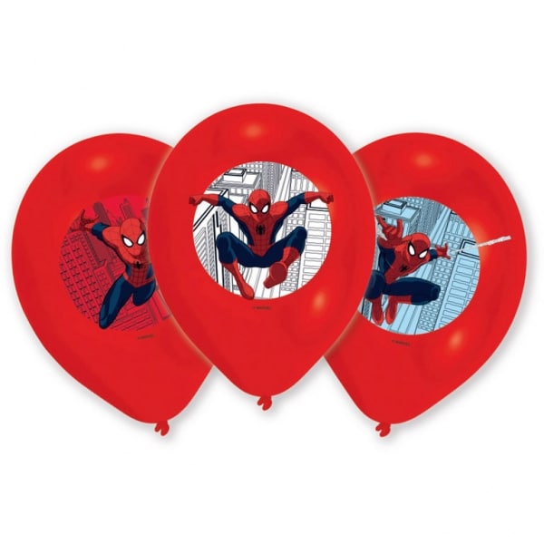 Spiderman - Ballonger 6 stk.