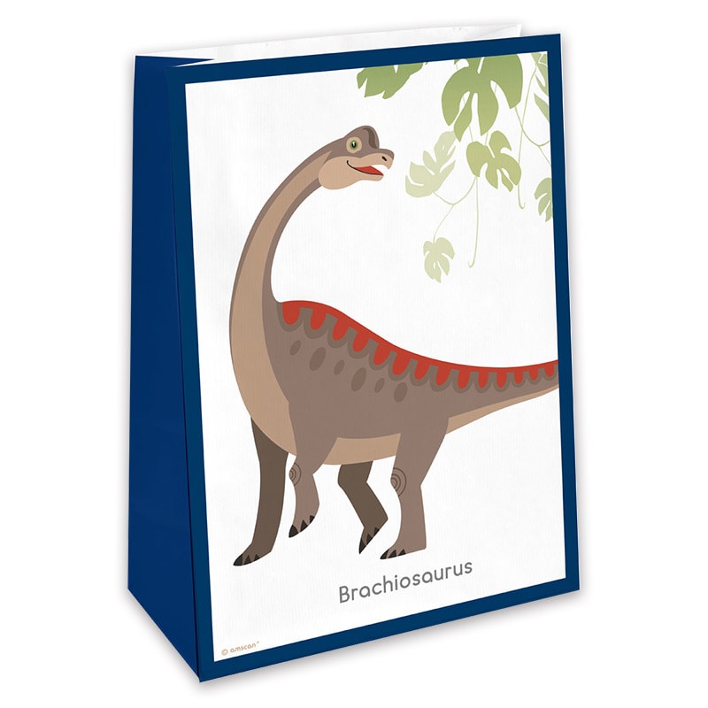 Happy Dinosaur - Godteposer i papir 4 stk.