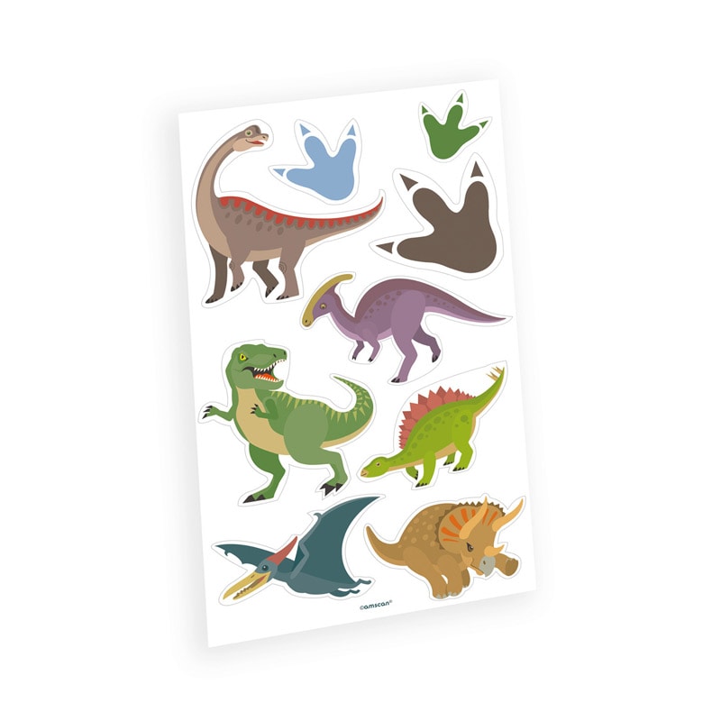 Happy Dinosaur - Tatoveringer 9 stk.