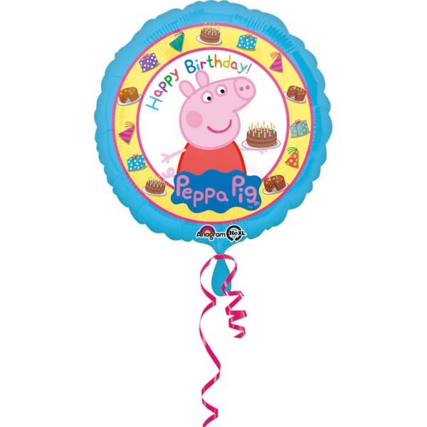 Peppa Gris - Folieballong Happy Birthday 43 cm