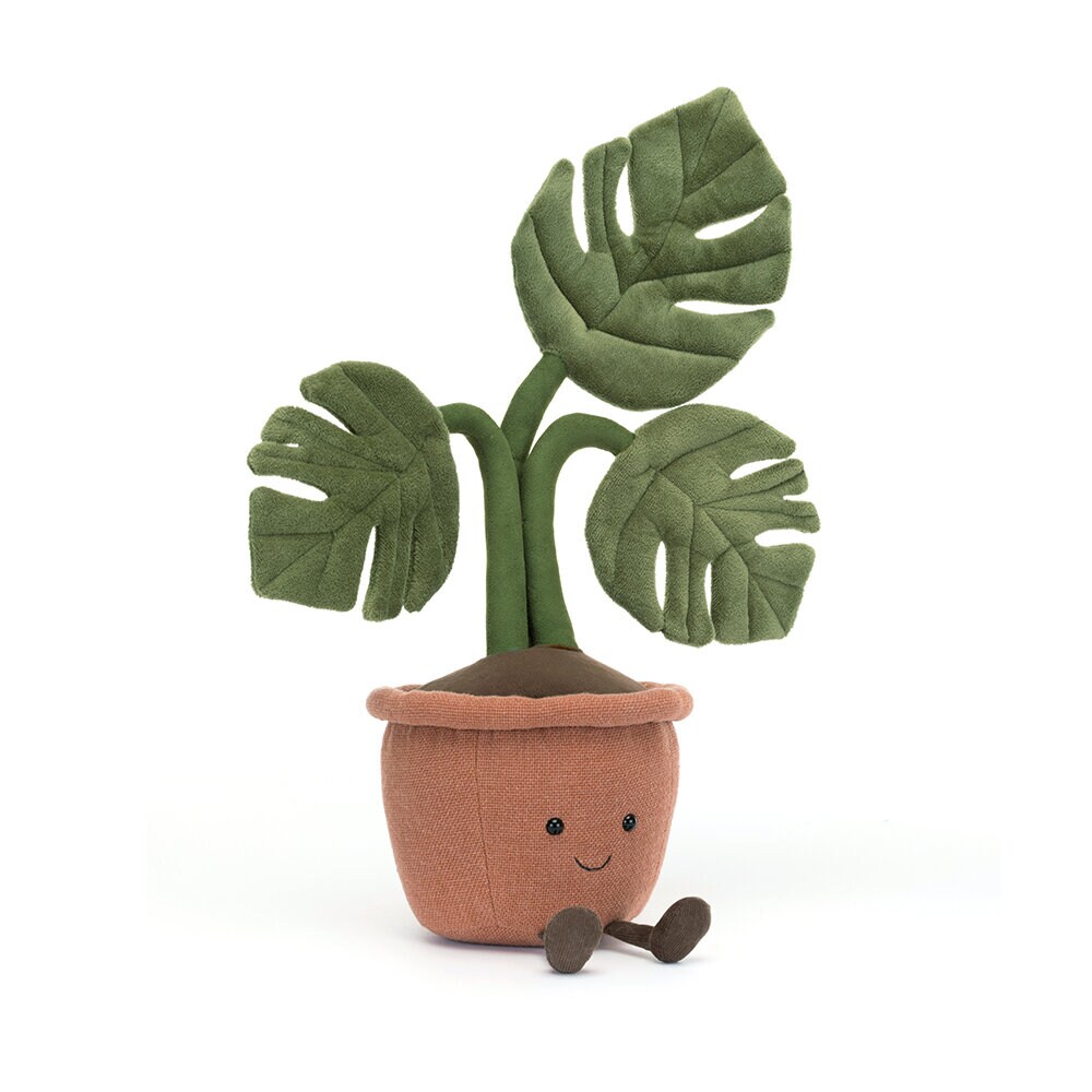 Jellycat - Potteplante Monstera 43 cm