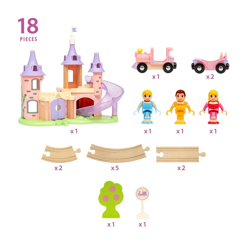 BRIO - Disney Prinsesse Slott Togsett