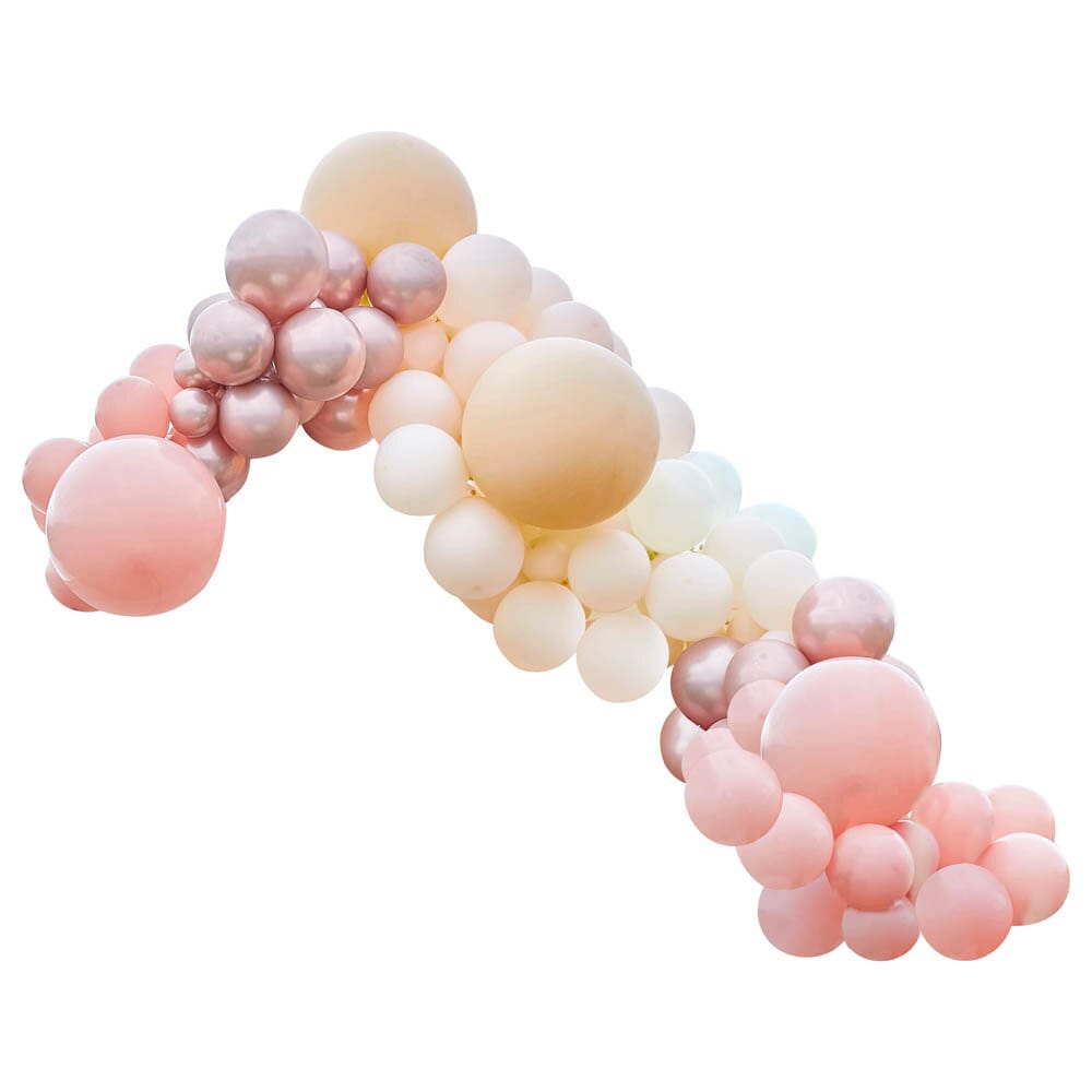 DIY Deluxe Ballongbue - Fersken, Natur og Roségull