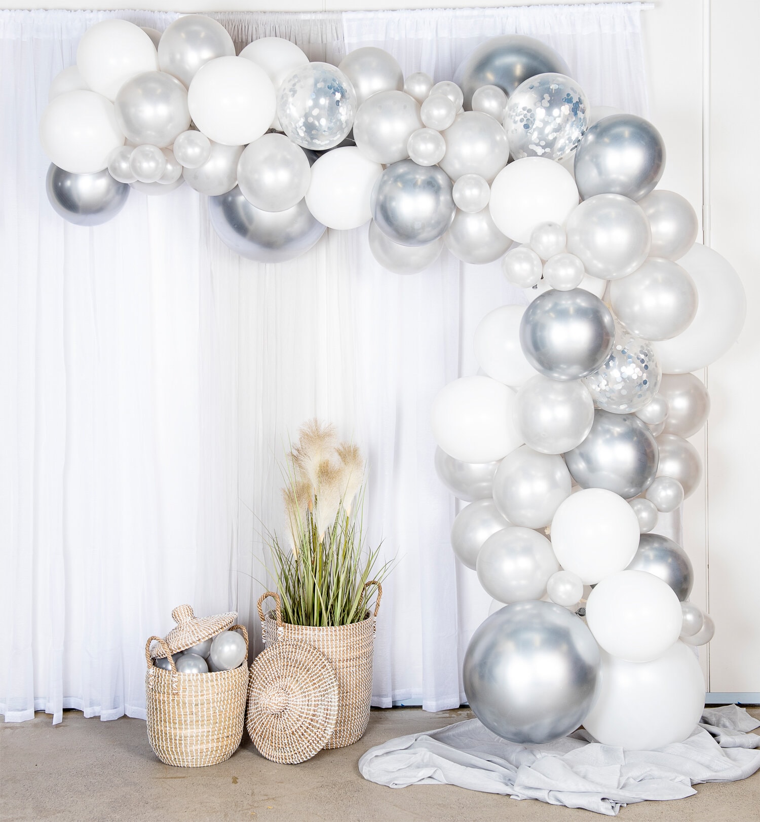 DIY Ballongbue i Sølv og Chrome