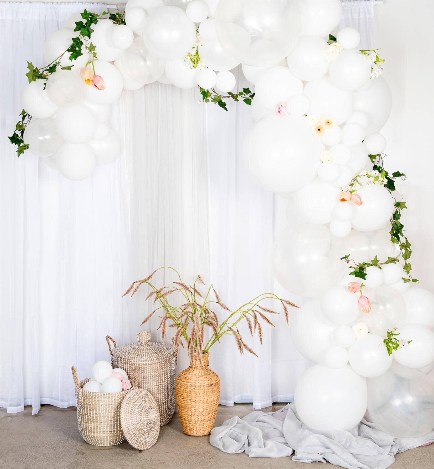 DIY Hvit Ballongbue