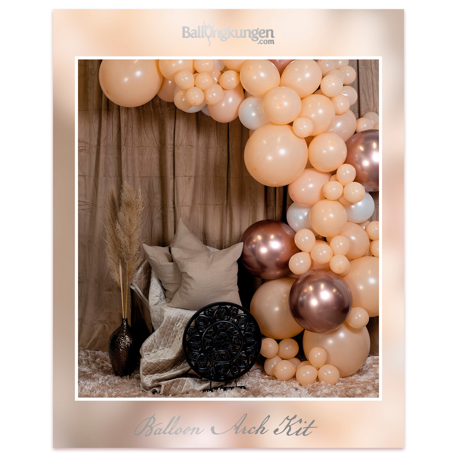 DIY Ballongbue i Blush Aprikos