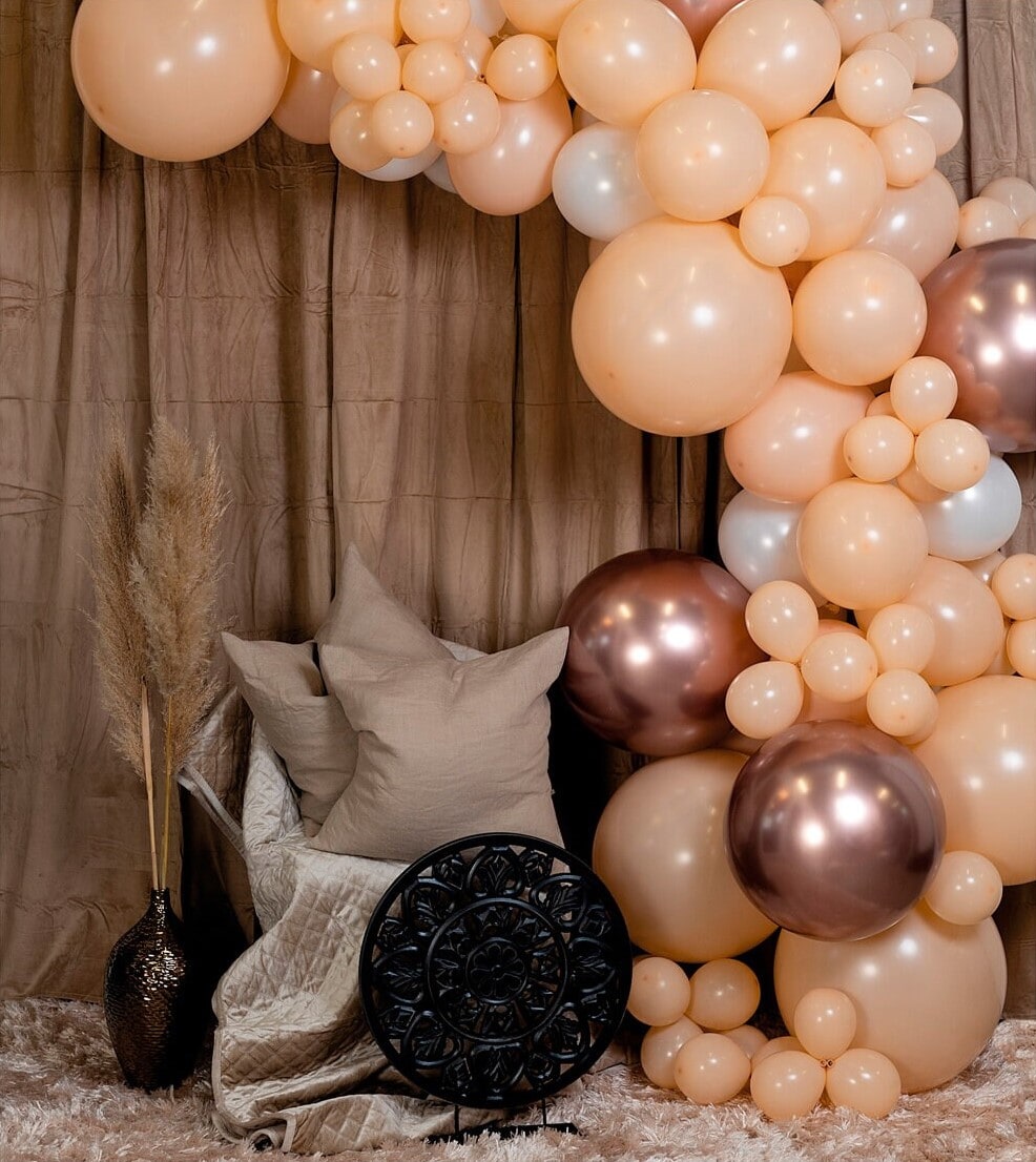 DIY Ballongbue i Blush Aprikos