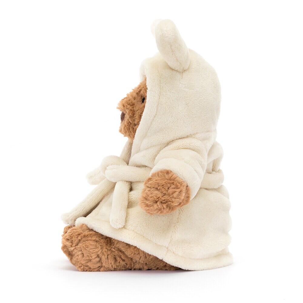 Jellycat - Teddybjørn i morgenkåpe 26 cm