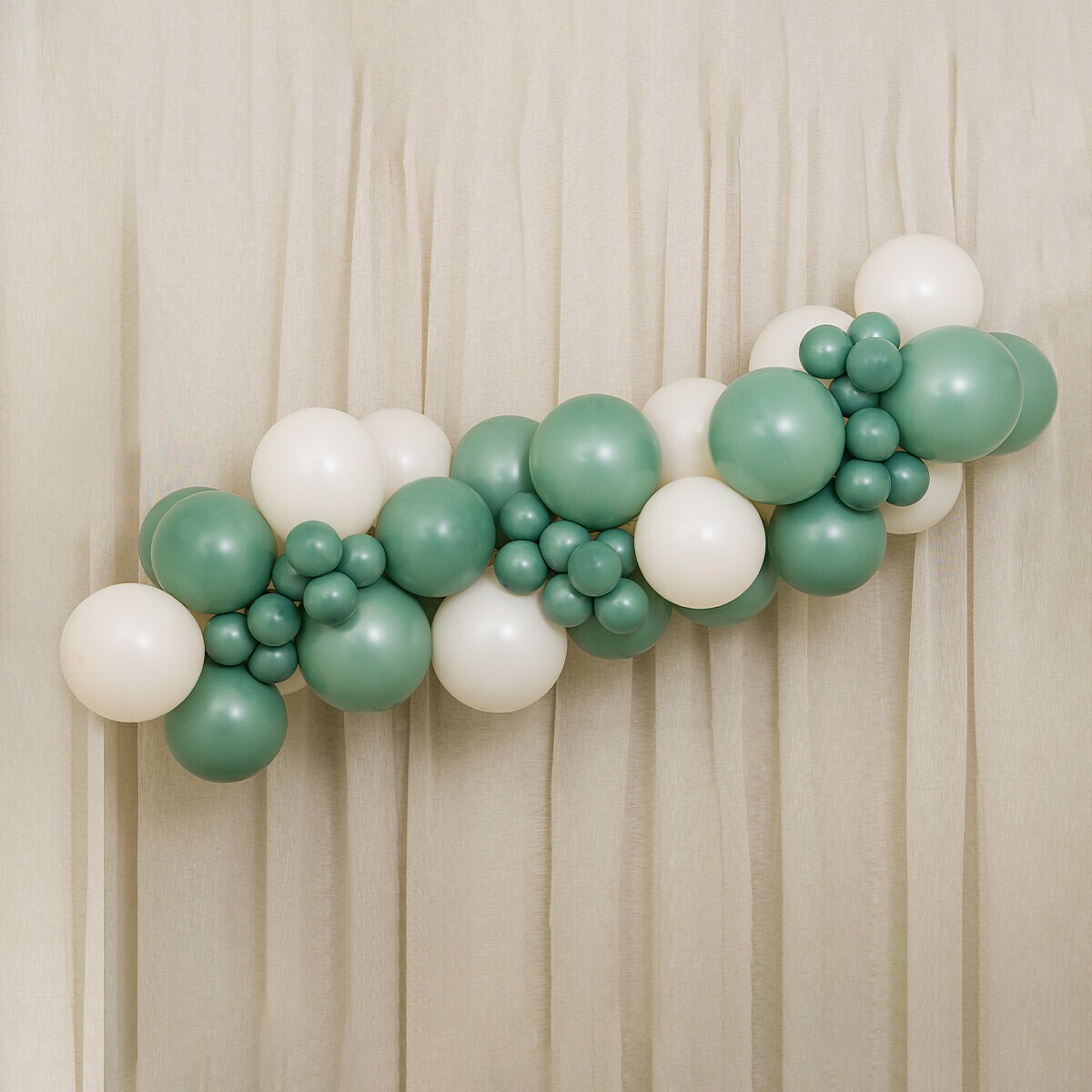 Ballonggirlander Kit Sage Grønn