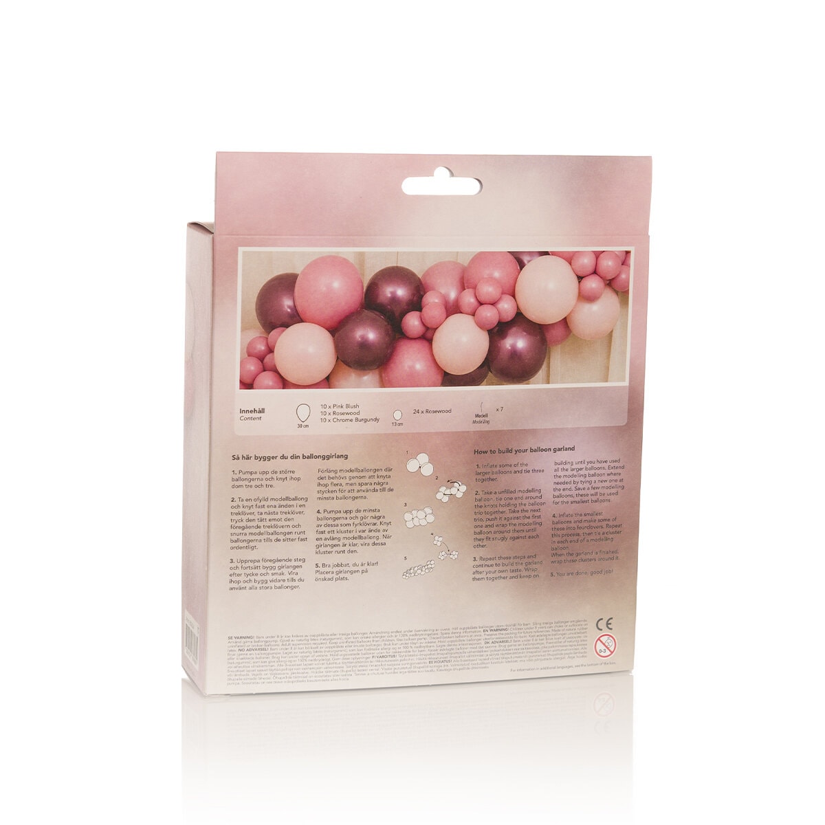 Ballonggirlander Kit Rosewood