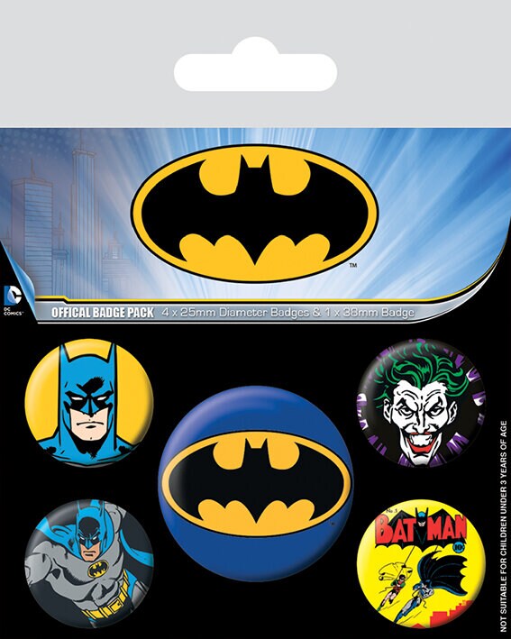 Batman - Buttons 5 stk.