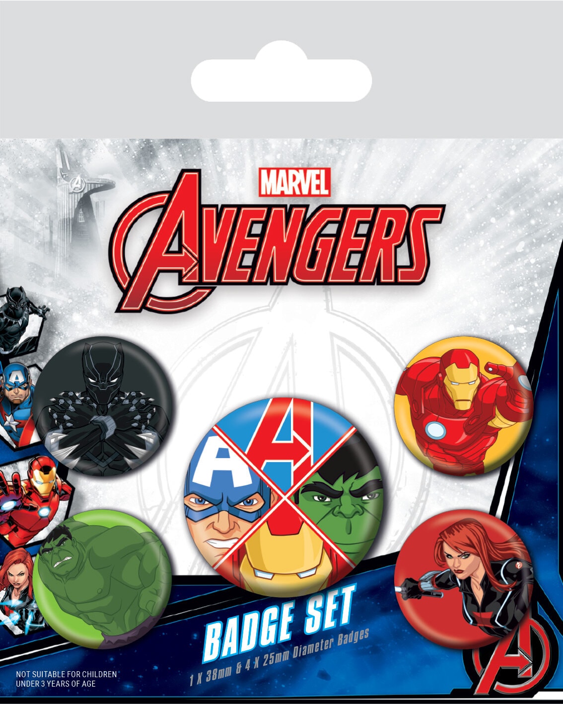 Avengers - Knapper 5 stk.