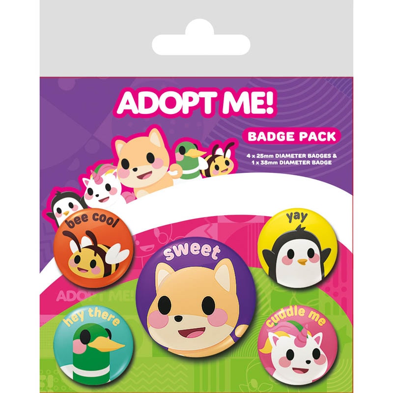 Adopt Me - Buttons 5 stk.
