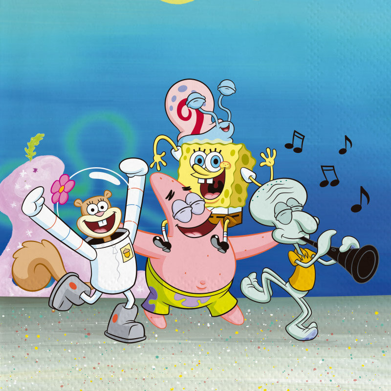 SvampeBob - Servietter 20 stk.