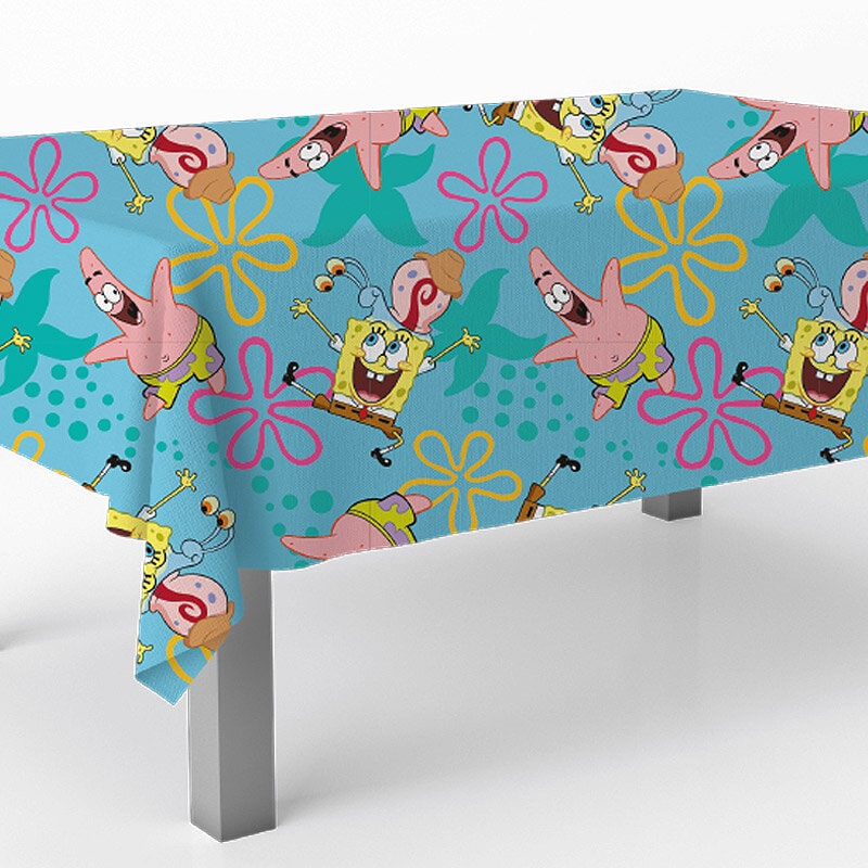 SvampeBob - Plastduk 120 x 180 cm