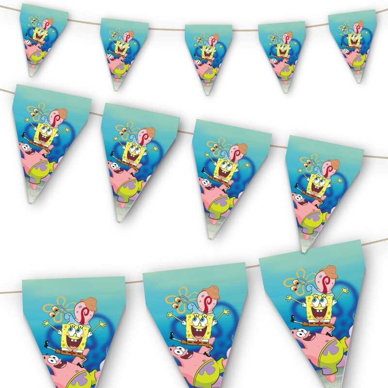 SvampeBob - Flaggirlander 3 meter