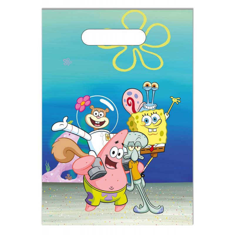 SvampeBob - Godteposer 6 stk.