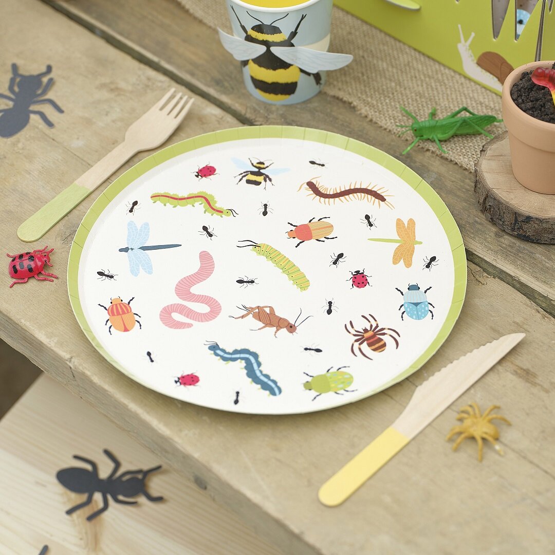 Bug Party - Tallerkener 8 stk.