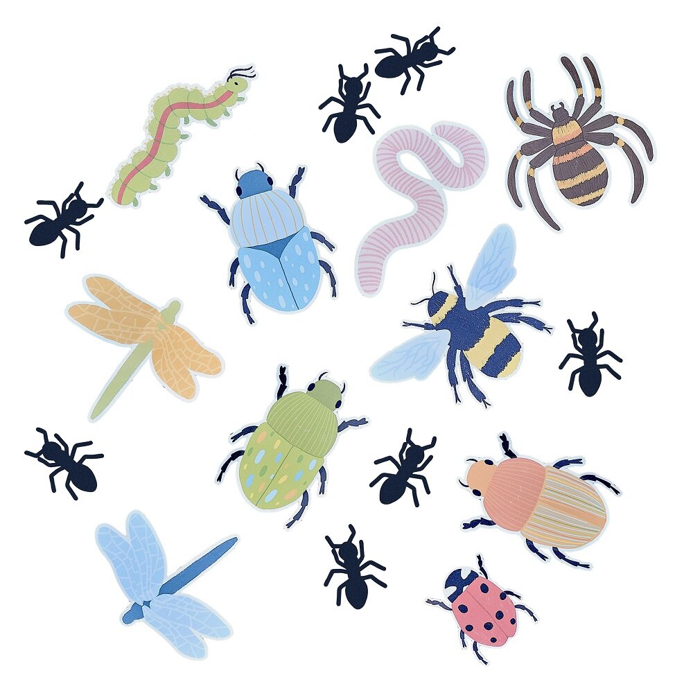Bug Party - Veggdekorasjoner 30 stk.
