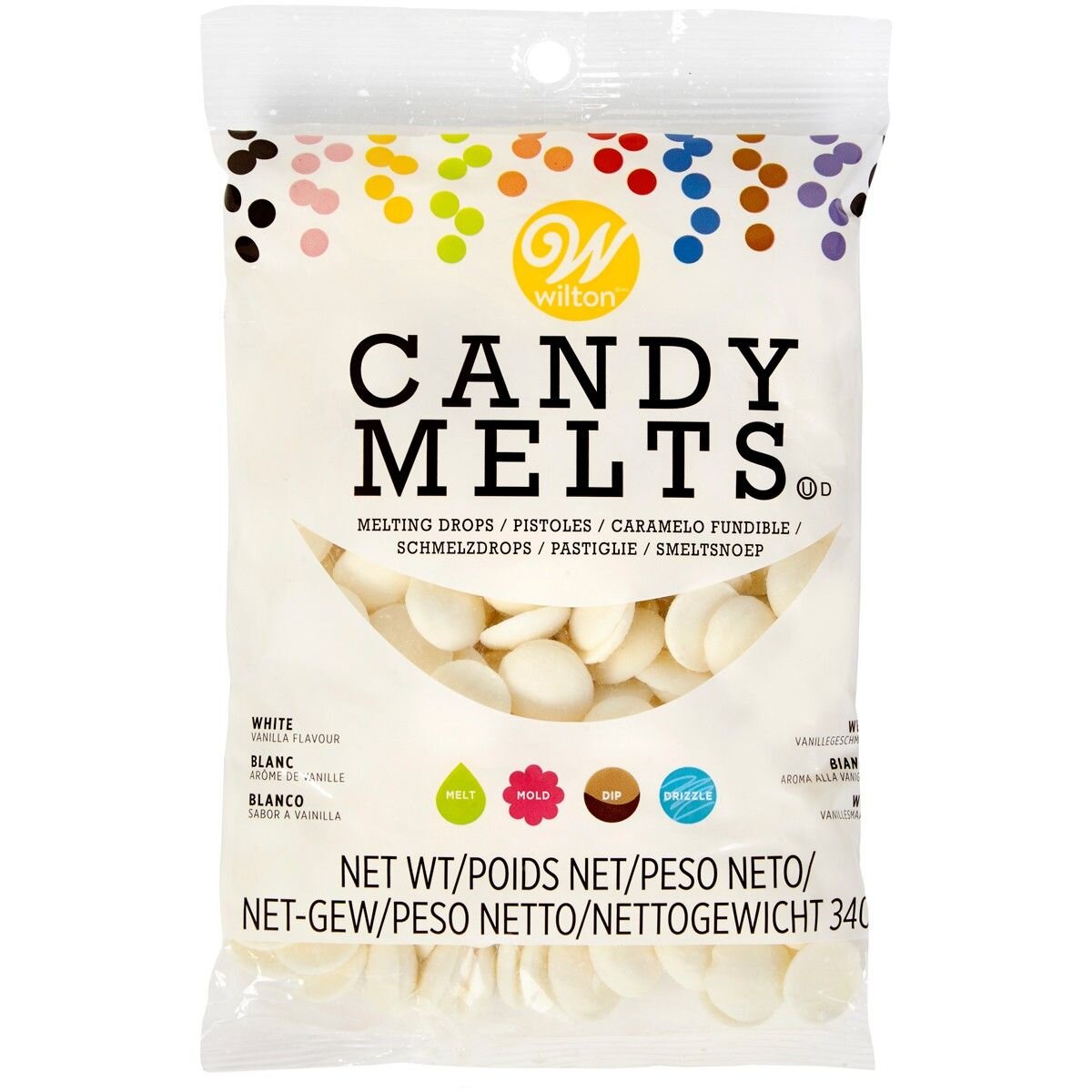 Wilton - Candy Melts hvit 340 gram