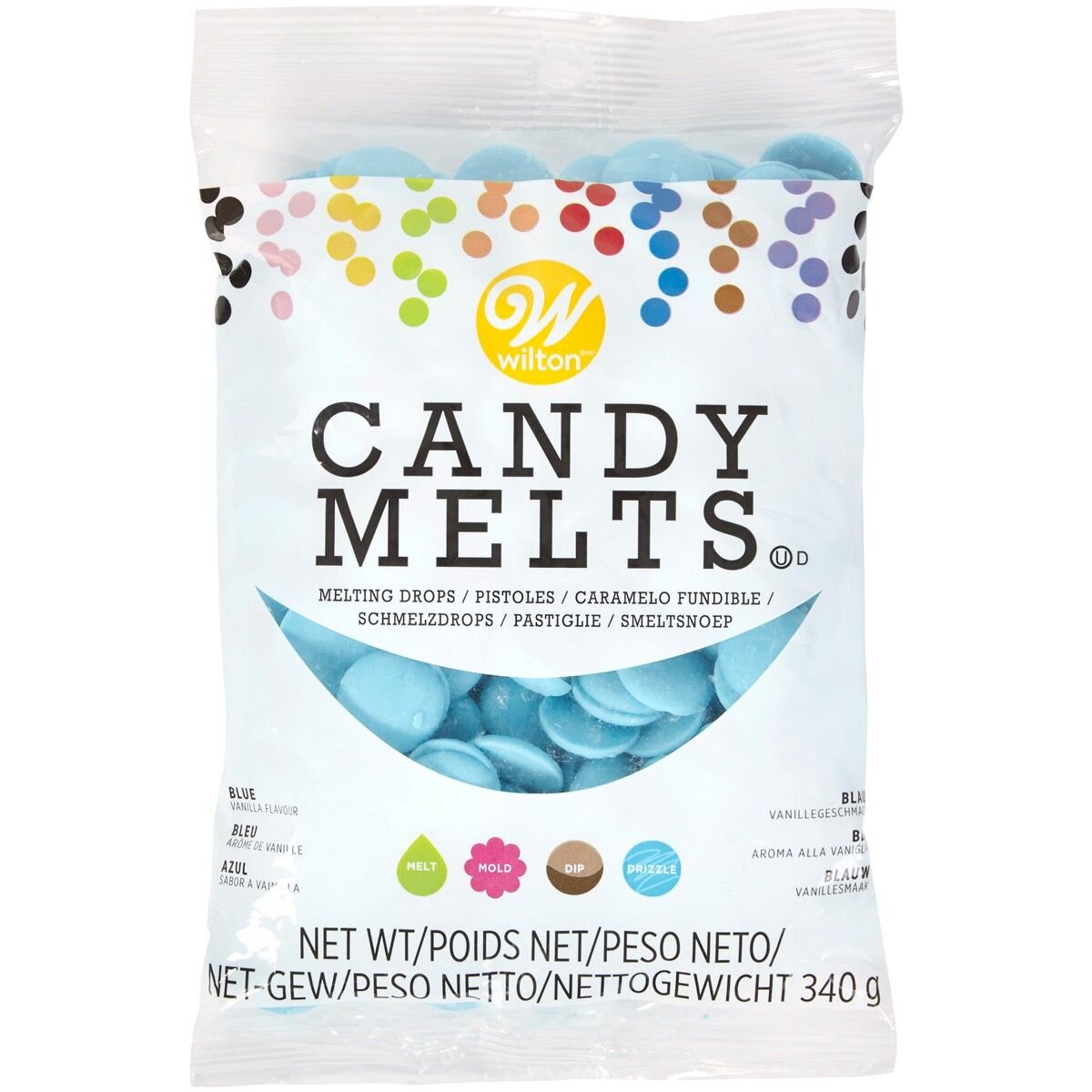 Wilton - Candy Melts blå 340 gram