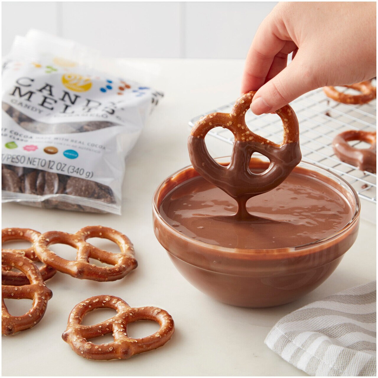 Wilton Candy Melts® - Melkesjokolade 125 g