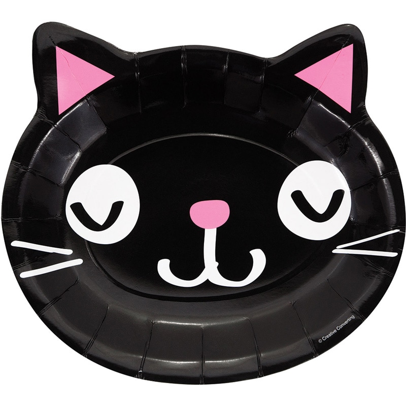 Cat Party - Formede Tallerkener 8 stk.