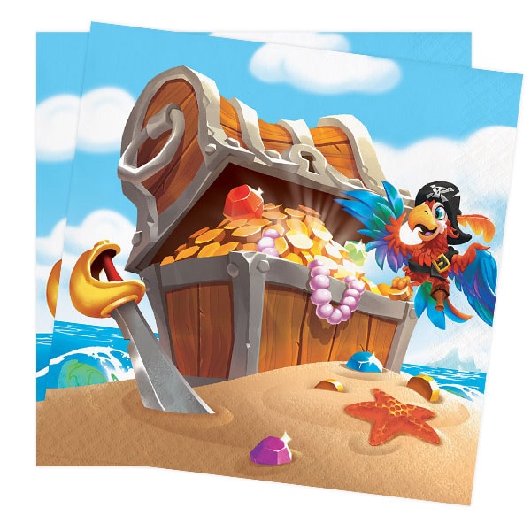 Pirates Treasure - Servietter 16 stk.