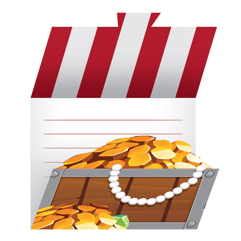 Pirates Treasure - Invitasjoner 8 stk.