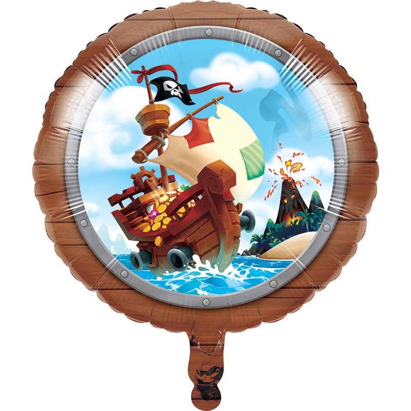 Pirates Treasure - Folieballong 45 cm
