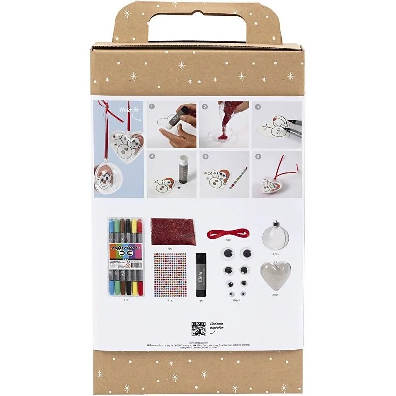 DIY Hobbysett - Juletrekuler Hjerter