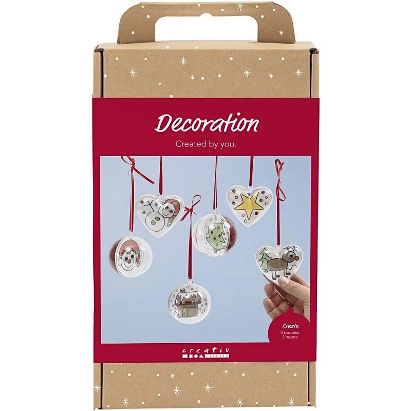 DIY Hobbysett - Juletrekuler Hjerter